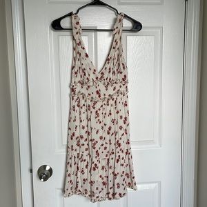 Bohme floral tie strap dress, xs